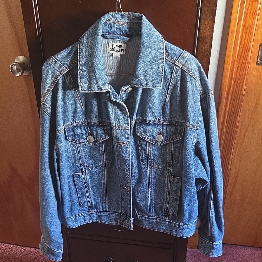 Target Future Collective Denim Jacket- Size Small